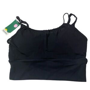 New Halara Play It My Way Double Layer Black Sports Bra Size M